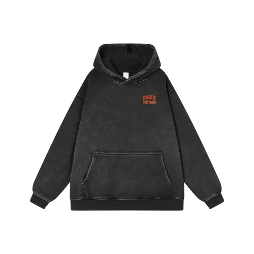 FAKE VINTAGE Толстовка Унисекс Черный