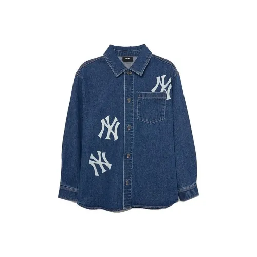 MLB Нью-Йорк Янкис Синие Унисекс Рубашки