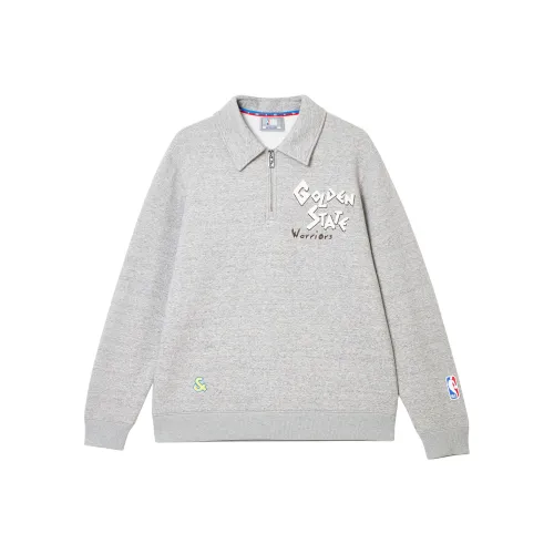 JACK JONES· x NBA Свитшот Мужской Светлый Фотиния Серый