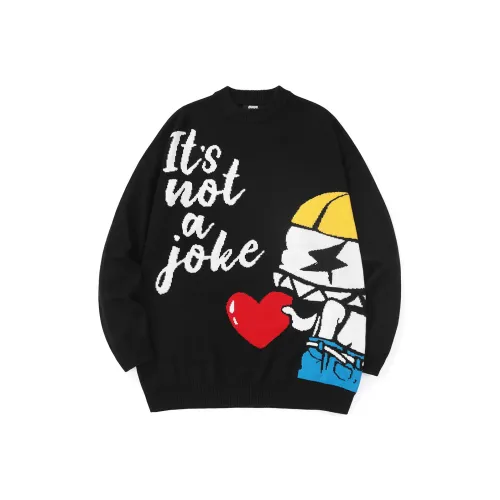 GENANX Черный Унисекс Свитеры