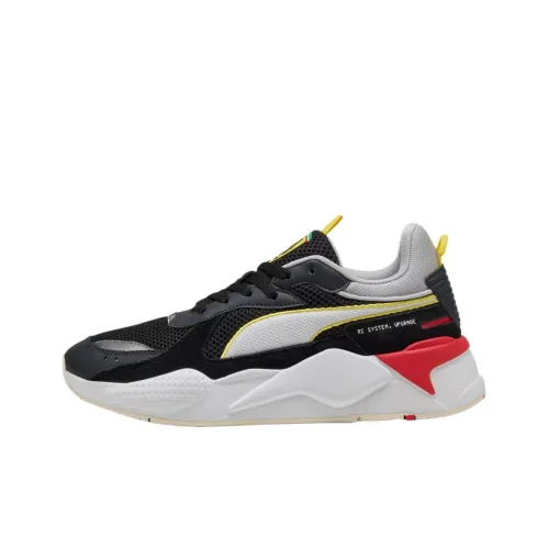 Scuderia Ferrari X PUMA RS X Abrasion Resistant Низкие Кроссовки для тренировок Унисекс Черные