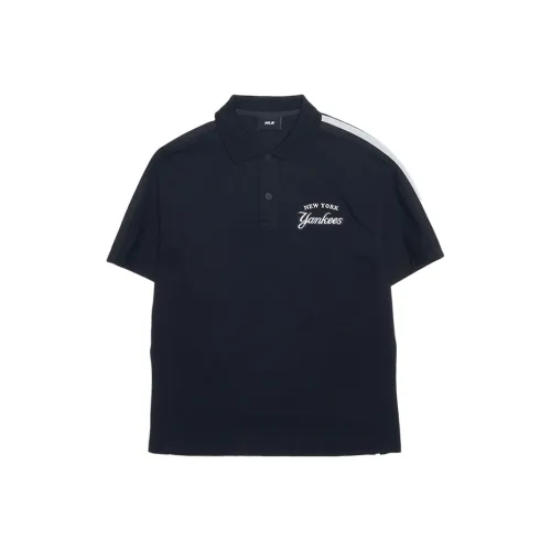 Mlb Base Logo Нью-Йорк Янкис Поло Унисекс Черный