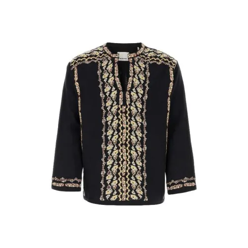 ISABEL MARANT Черные Мужские Рубашки