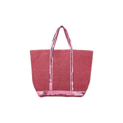 Vanessa Bruno Linen Tote Bag Shopping Bag Shoulder Bag Handbag Medium Women's Pink