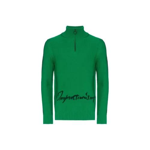 Off Белый FW21 Зеленый Мужские Свитера