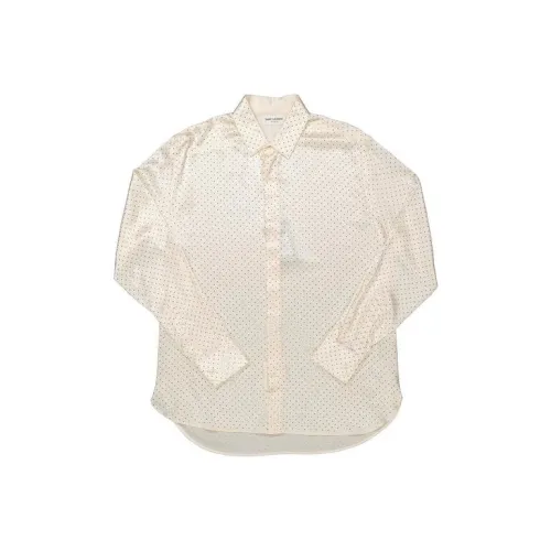 SAINT LAURENT Белые Мужские Рубашки