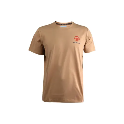 Коллаборация Columbia Sportswear SS25 T-Shirt Мужской Коричневый