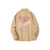 Хаки (Большой размер, градиент, розовый, спина, логотип)