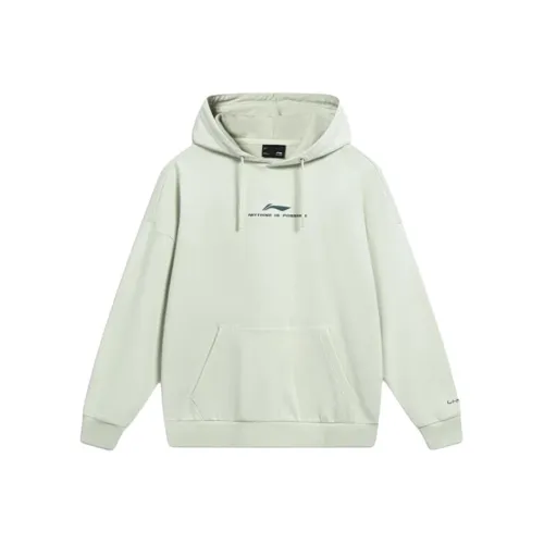 Подкладка Толстовка Унисекс Бледно-зеленовато-белый цвет нефрита