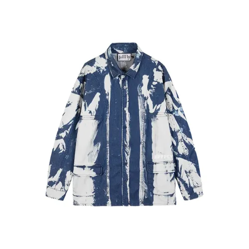 Jifffly Синий Унисекс Рубашки