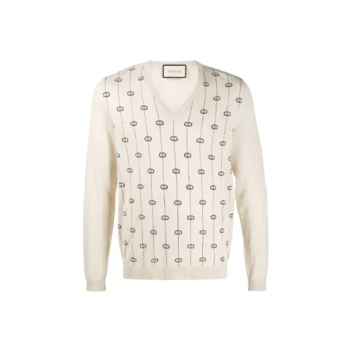 GUCCI Белые Мужские Свитера