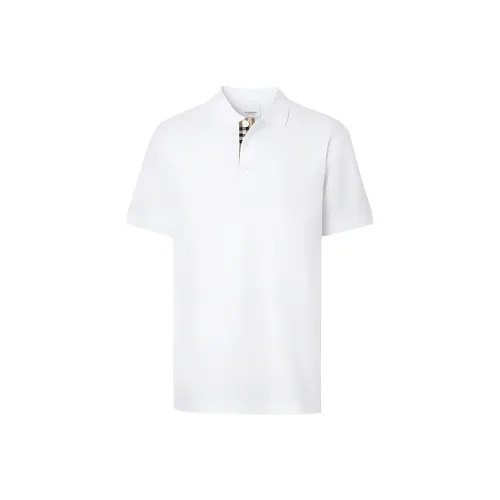 Burberry SS24 Polo Мужское Белое