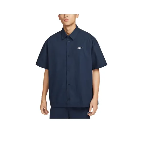 Nike Club Shirt Men Obsidian Color