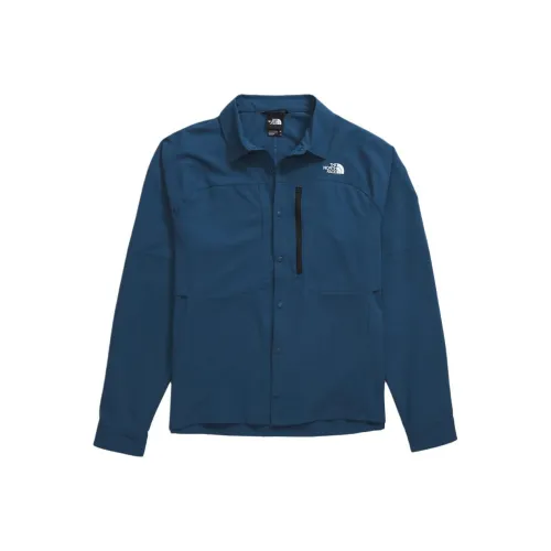 THE NORTH FACE First Trail UPF Рубашка Мужская Темно-синяя