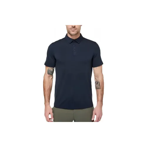 lululemon Поло Мужское Черное