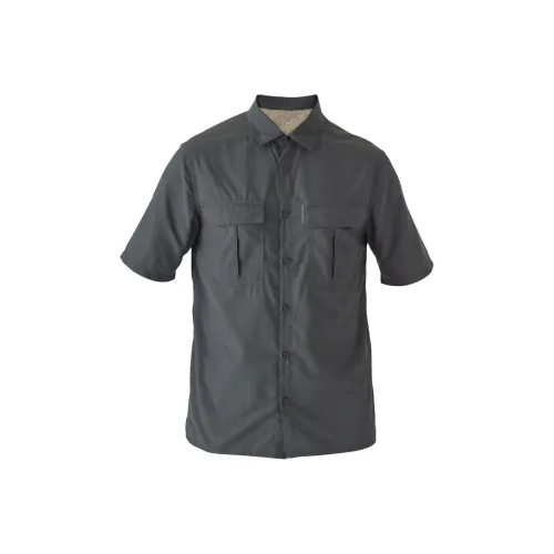 DECATHLON SOLOGNAC100 Collection Рубашка Мужская Бетон Серый