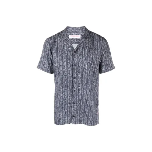 Orlebar Brown FW23 Рубашка Мужская Синяя