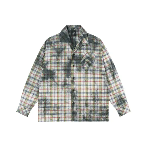 XINYINSU 24FW Длинный рукав рубашка унисекс белый