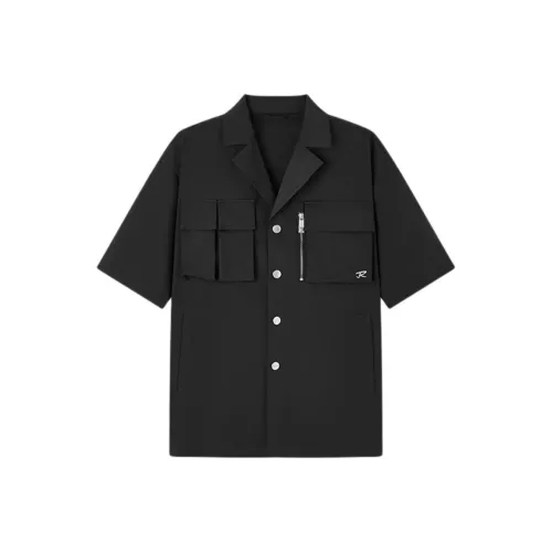 JOHN RICHMOND SS25 Рубашка Мужская Черная