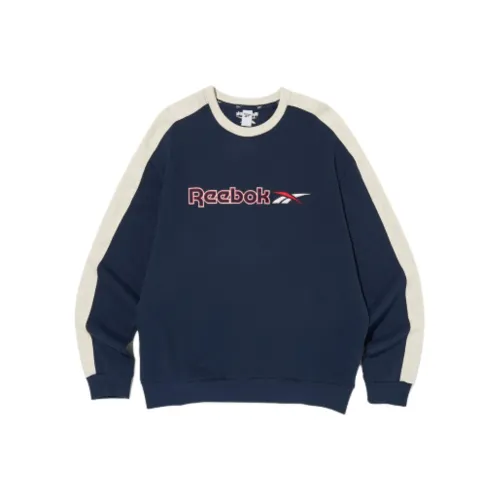 REEBOK Свитшот Мужской Морской Синий