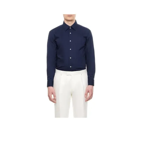 Hugo Boss Рубашка Мужская Морской Синий