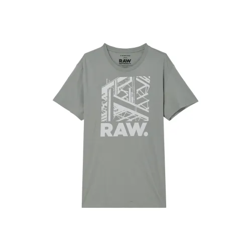 STAR RAW Зимний серый Мужская T-рубашка