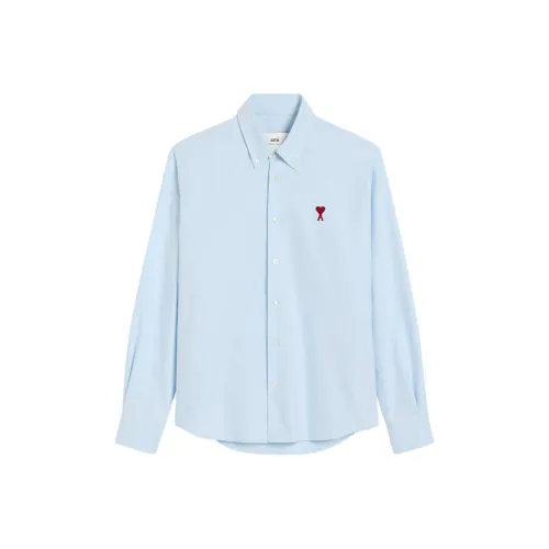 AMIPARIS SS24 Рубашка Мужская Небесно-Синий