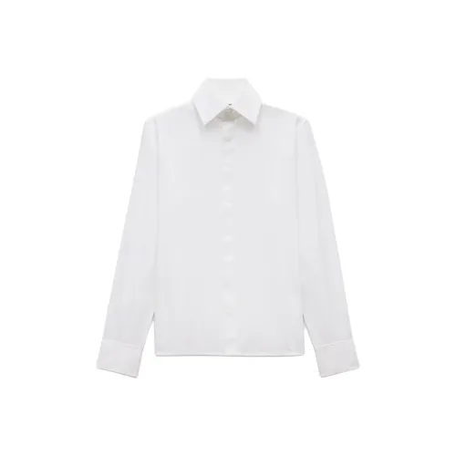 SAINT LAURENT FW24 Рубашка Мужская Белая