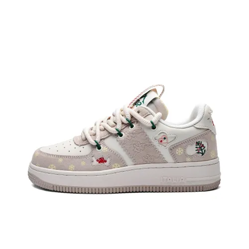 Кроссовки для скейтбординга KAPPA Low Top Белые Серые Женские