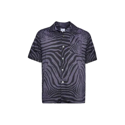 RHUDE Рубашка Мужская Угольный Серый