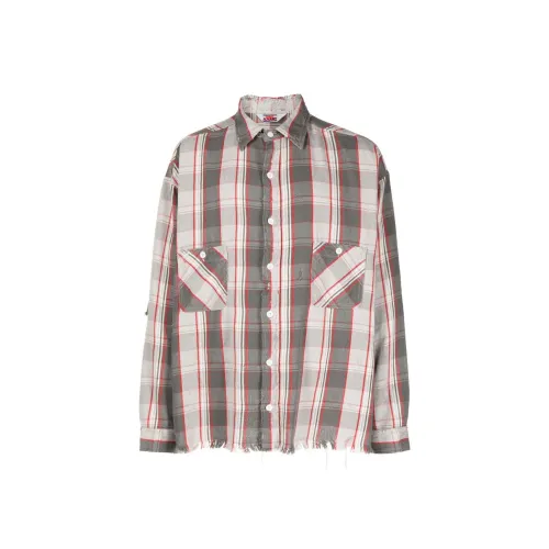 SAINT Mxxxxxx Серые Мужские Рубашки