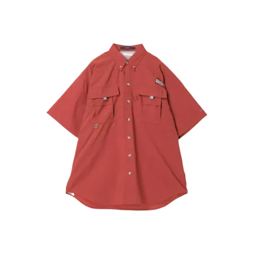 Columbia Bahama Рубашка Мужская Темно-Красная