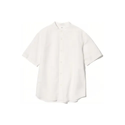 UNIQLO Светло-бежевые унисекс рубашки