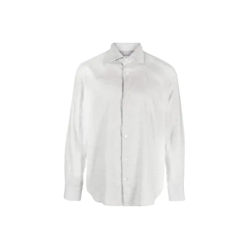 Eleventy FIRSTCLASS Made IN Italy FW23 Рубашка Мужская Белая