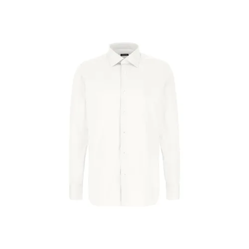 Ermenegildo Zegna Белые Мужские Рубашки