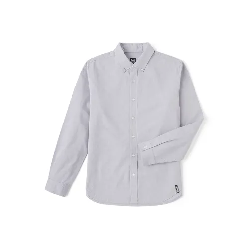 Lee Темно-серые Мужские Рубашки