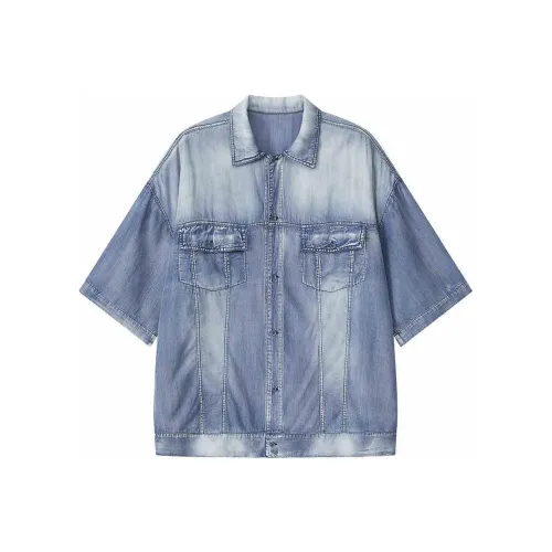 YOSHIYOYI Рубашка Унисекс Light Blue