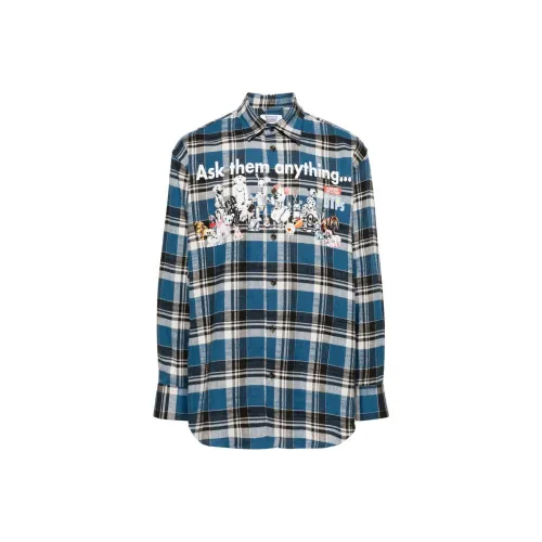 Doublet SS24 Рубашка Мужская Небесно-Синий