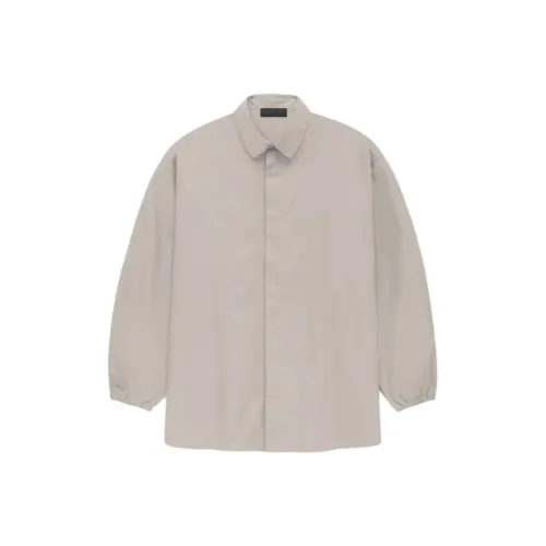 Fear Of God Essentials FW23 Cloud Series Рубашка Мужская Дым Облако Серый Серебряный Облако