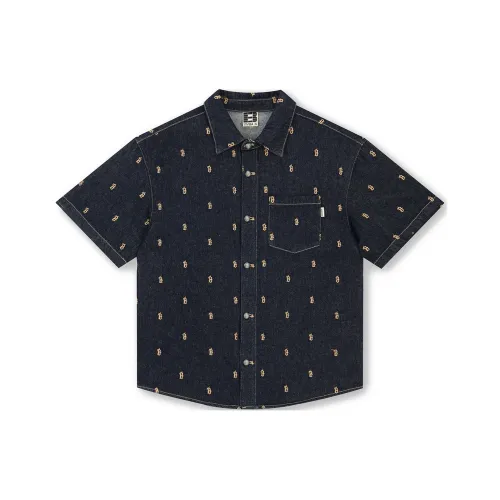 BONELESS Cut Shirt Unisex Dark Blue