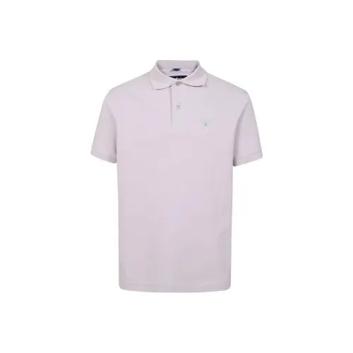 BARBOUR Поло Мужское Светло-Фиолетовое