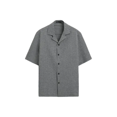 ZARA Черные/Белые Мужские Рубашки