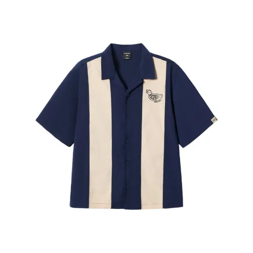 WAYNEXZAVIER Blue Men's Shirts WAYNEXZAVIER Синий Мужские Рубашки