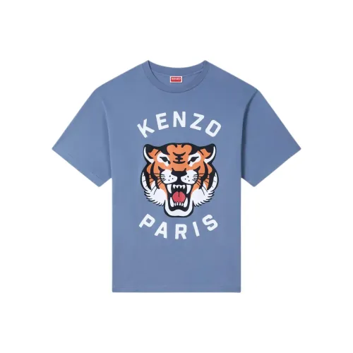 KENZO Синие Унисекс Футболки