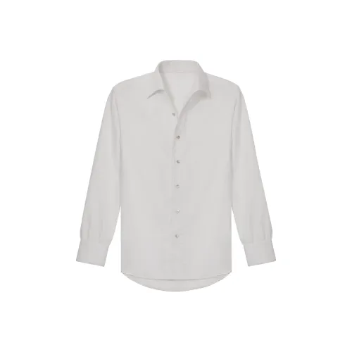 ACME CULTUM Рубашка Мужская Белая Широкая С узором "Елочка"