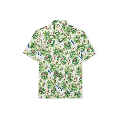 COTON DOUX Рубашка Мужская Многоцветная