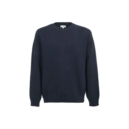 KENZO Letter Logo Темно-синий Синий Мужские Свитера