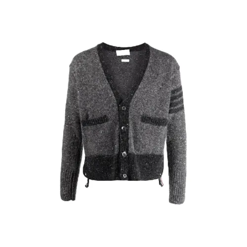 THOM BROWNE Серый Мужской Свитеры