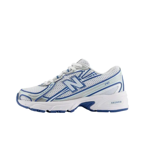 New Balance NB 740 Детская беговая обувь Низкий топ Белый Синий Унисекс