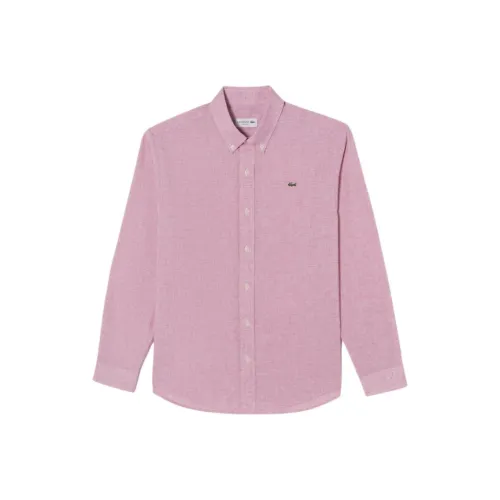 LACOSTE Collaboration Розовые Мужские Рубашки